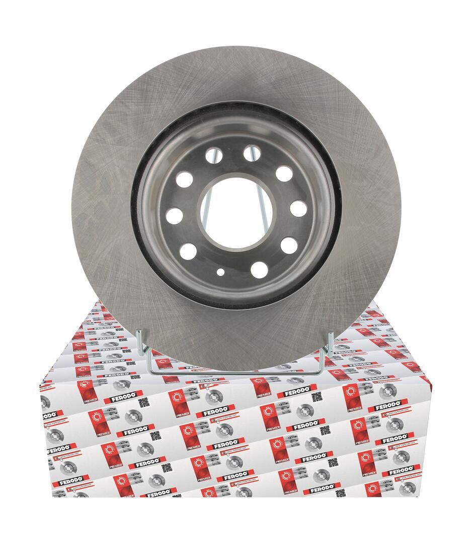Kit 2 dischi freno anteriori ventilati Ferodo DDF1223 R90 diametro 280mm spessore 22mm 5 fori centraggio 65mm oleato bulloni