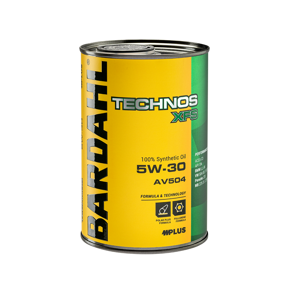 Olio motore bardahl 5W-30 av 504 504/50700 sintetico ultima generazione, 6 litri