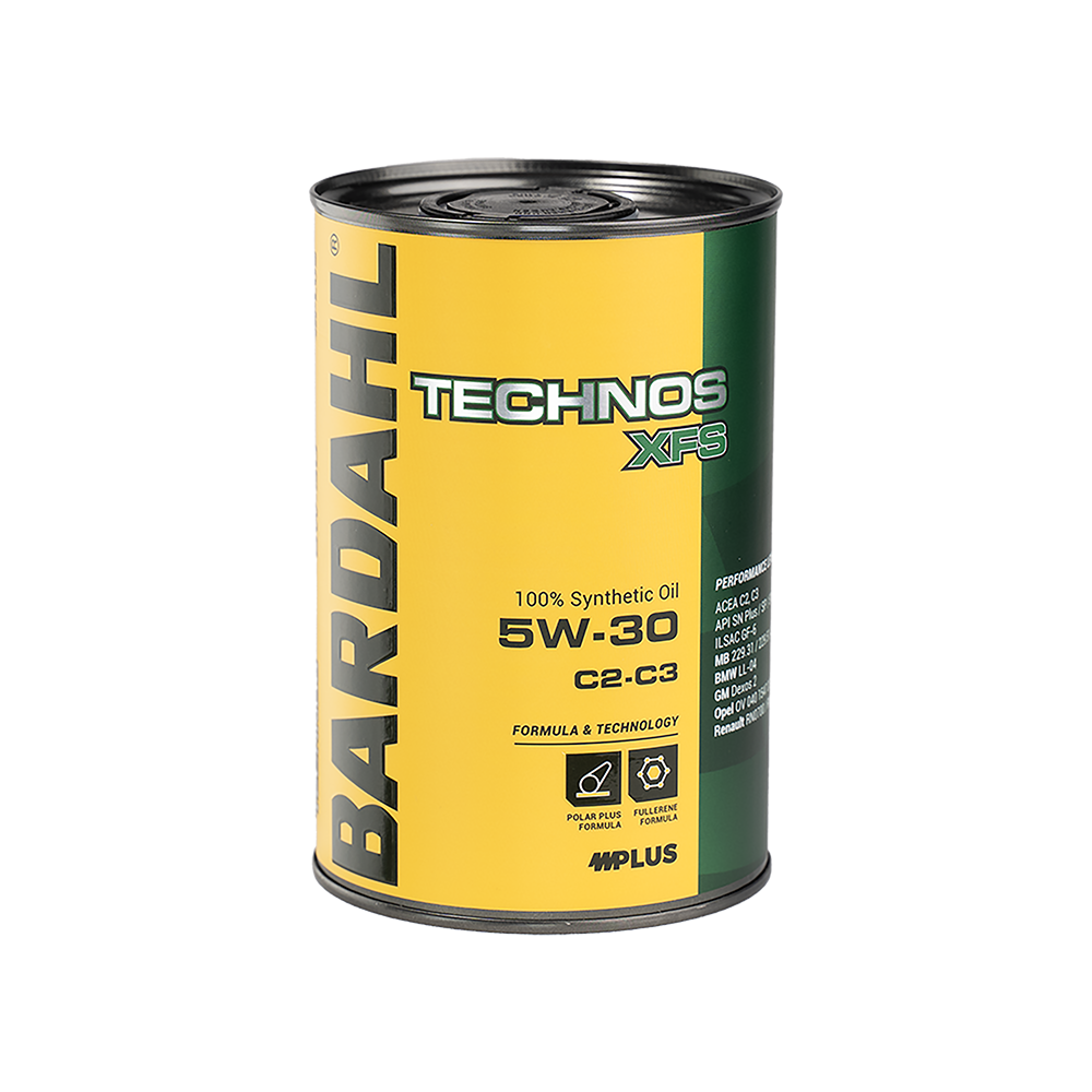 Olio motore Bardahl 5W-30, sintetico ultima generazione ACEA C2/C3 Technos 5 Litri
