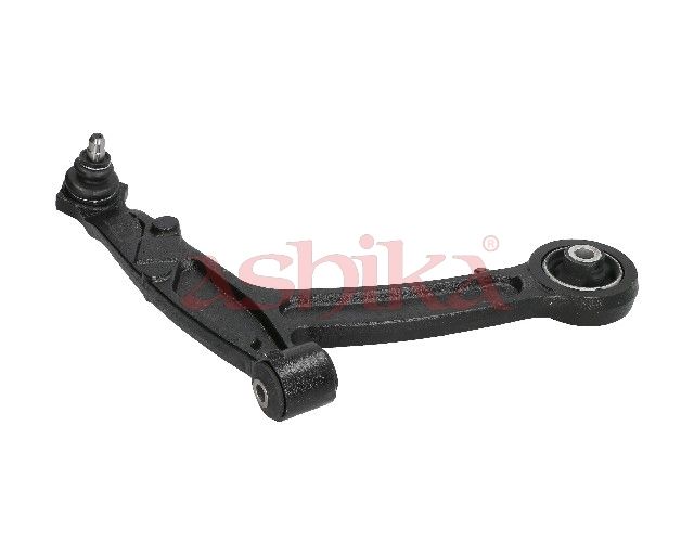 Braccio oscillante Ashika BS-0210R dettaglio snodo conico 15mm e silent block gomma-metallo assale anteriore Dx