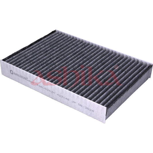 Filtro abitacolo Ashika FAA-024JM carbone attivo 250x180x35 mm OE 272774BR0A vista frontale