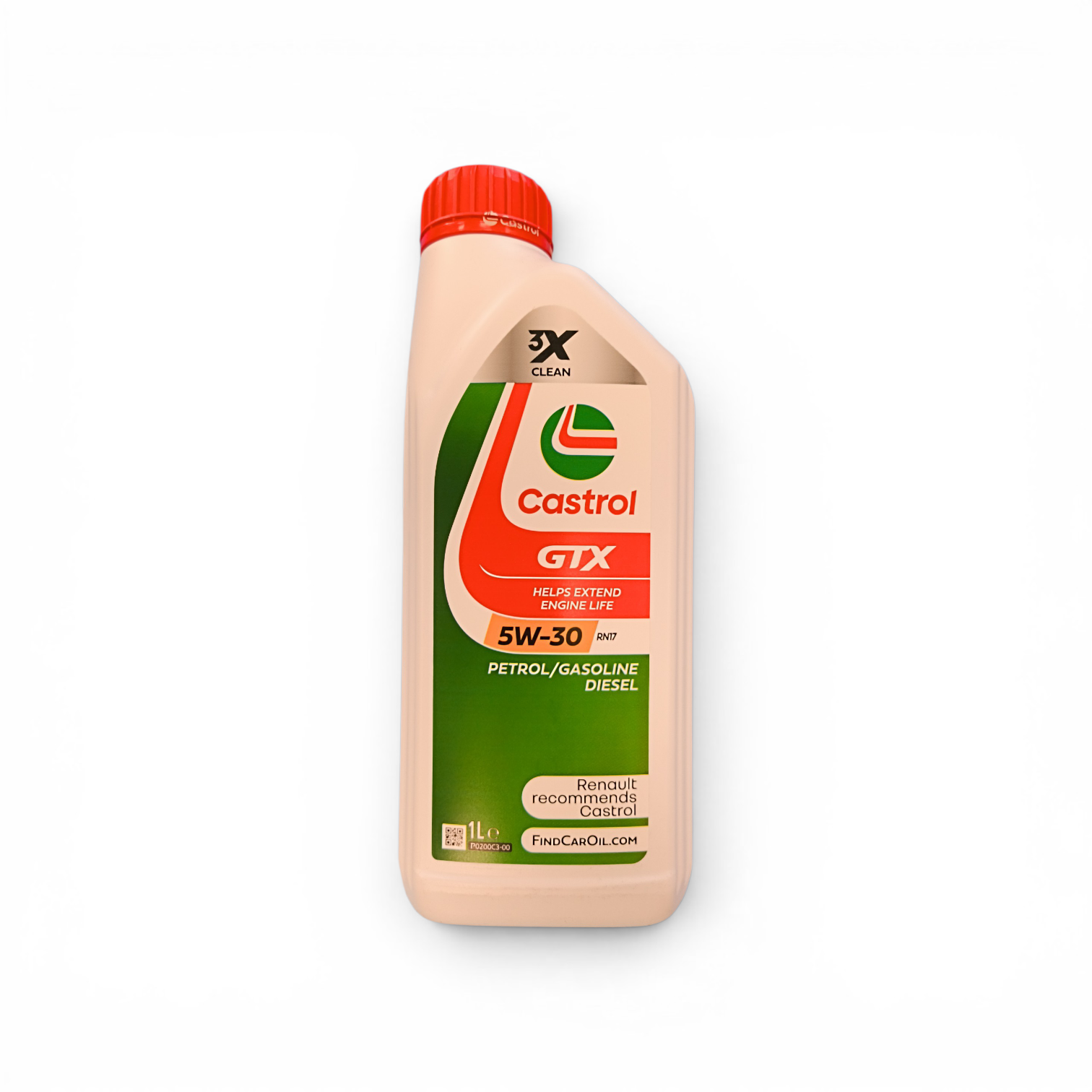 Castrol GTX 5W-30 RN17 olio motore sintetico ACEA C3 approvazione Renault RN17 Mercedes MB 226.52