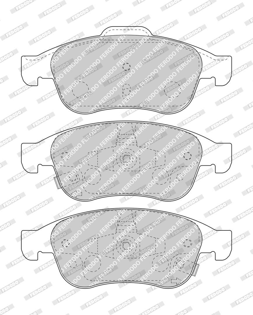 Disegno Tecnico Ferodo FDB4953