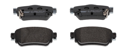 Pastiglie freno posteriori Ferodo FDB4842 kit 4 pezzi R90 homologated sistema TRW con segnalatore acustico usura