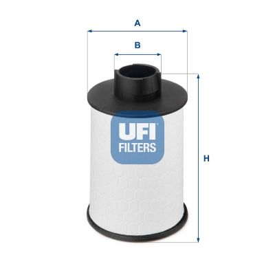 Filtro UFI 60.H2O.00 - Cartuccia Filtro separatore acqua 101x68 mm