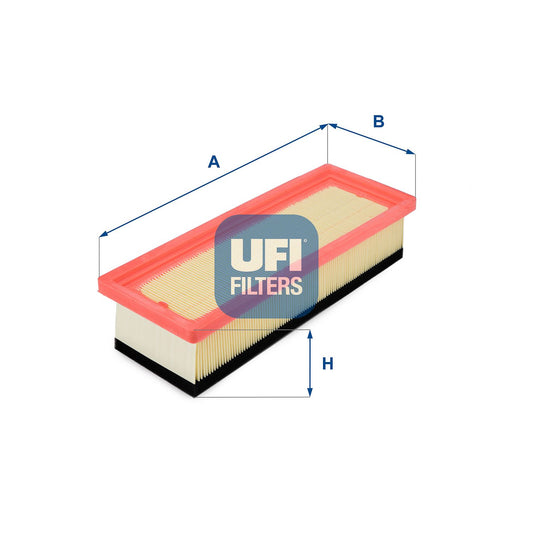 Filtro UFI 30.301.00 - Cartuccia Filtro dimensioni 277x97x61 mm